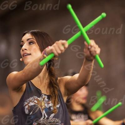 Pound Fit Stick Ripstix Stick Nylon Workout Ripstick 1 Pasang Olahraga Stick
