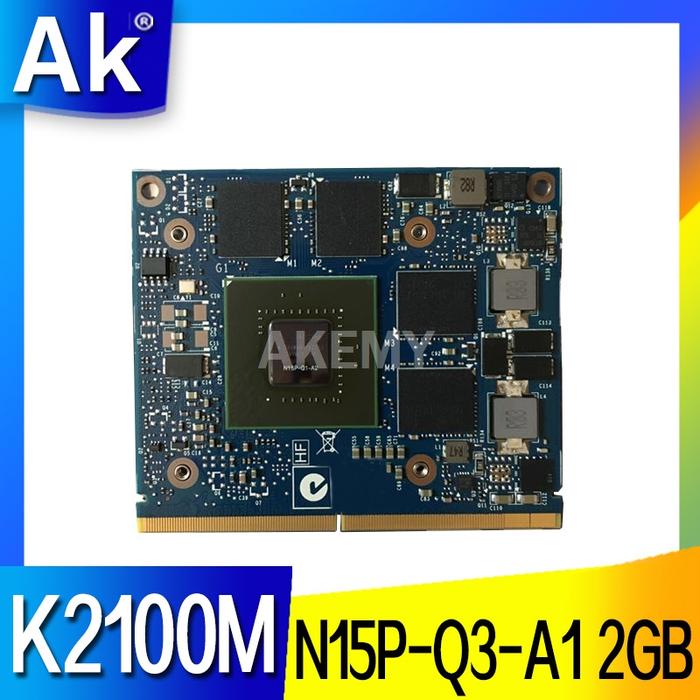 K2100M K2100 GDDR5 Kartu Grafis Video 2GB N15P-Q3-A1 untuk DELL M4800