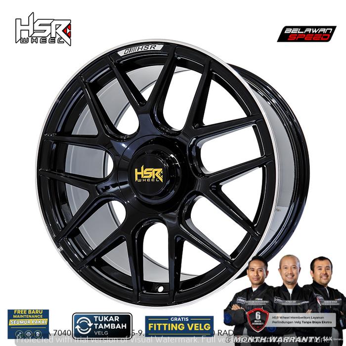 Velg Mobil Ring 18 HSR LANGGARA untuk Mercy E Class C Class Audi A6 VW SCIROCCO BMW G20 - HSR DEPOK 