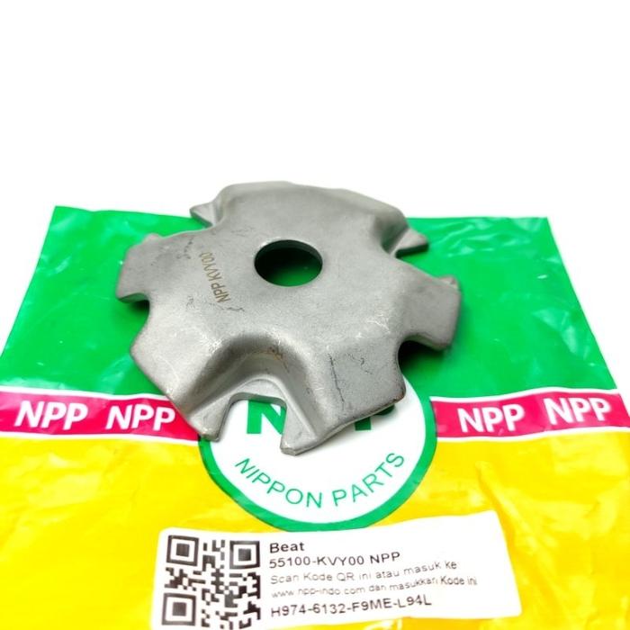 PLAT TUTUP RUMAH ROLLER CAM BEAT KARBU SCOOPY KARBU SPACY KARBU 55100-KVY NPP MERK NPP NIPPON PART