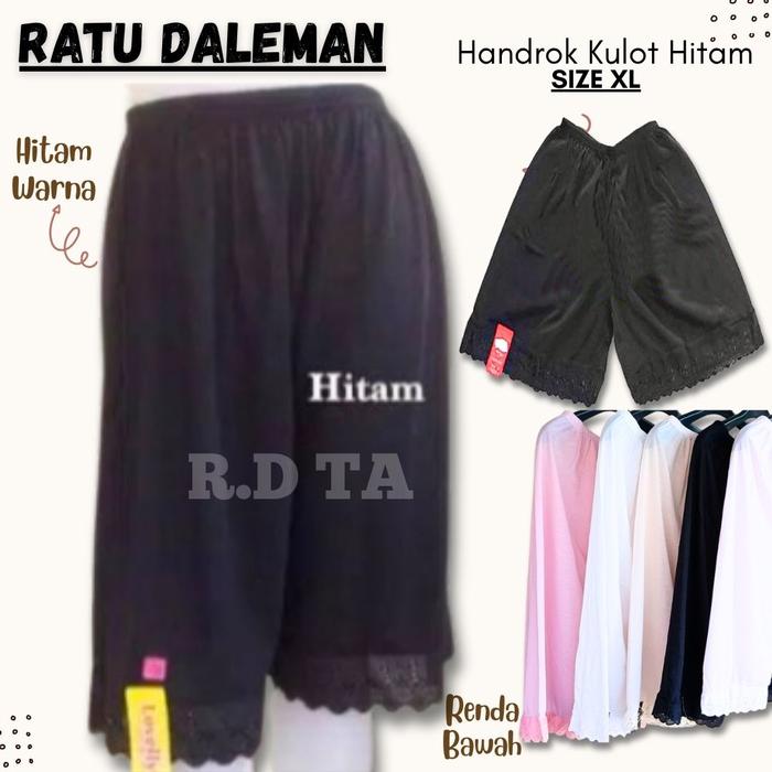 Androk Wanita Celana Kulot Pendek / Androk hitam Androk kulot warna