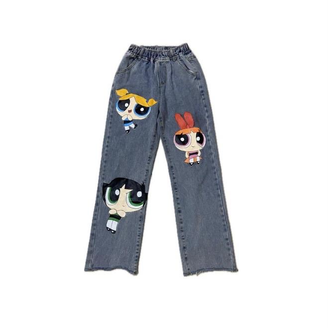 Powerpuff girl's Custom Jeans