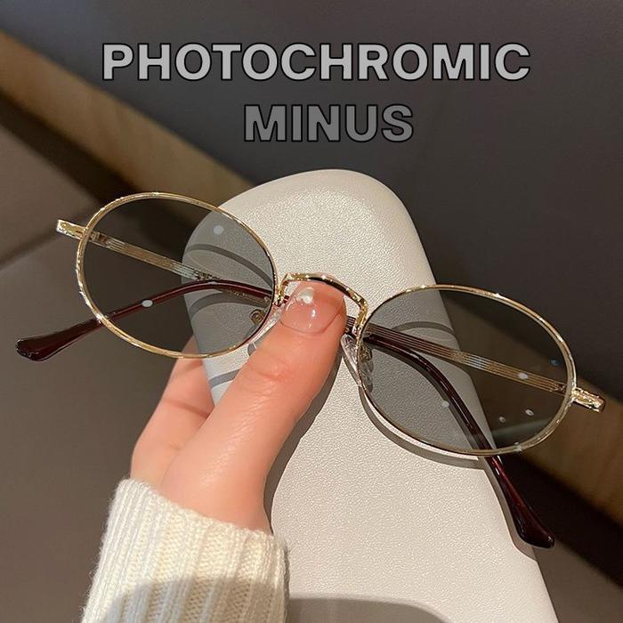 Kacamata Minus Fotokromik SC-75522 Fashion Korea Retro Anti Blue Light anti Radiasi Model Cat Eye Ka