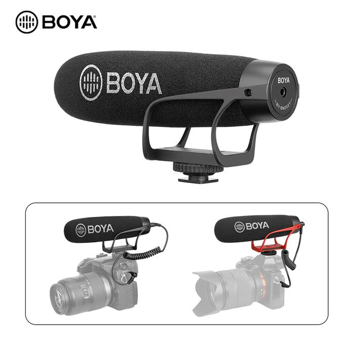 BOYA BY-BM2021 Super-Cardioid Shotgun Microphone On-Camera Condenser