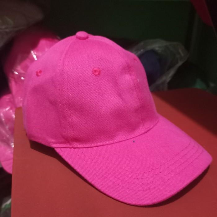 LANGSUNG ORDER!!! TOPI BASEBALL RAFEL PREMIUM POLOS BELAKANG RING BESI PINK FANTA