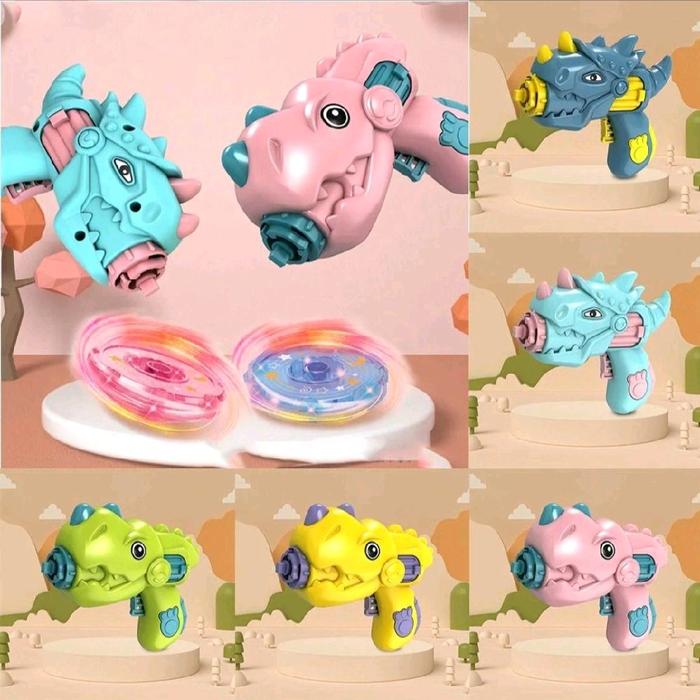 Mainan Gasing Gyro Ufo Dinos Gun kode 88A-1