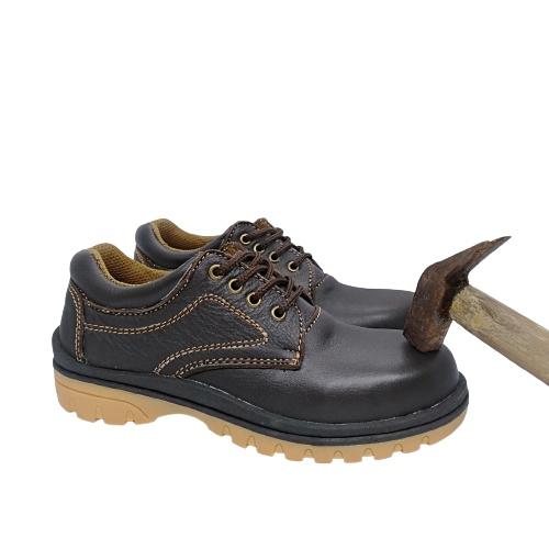 Sepatu Sefty Pria Ujung Besi Kulit Sapi Asli 100% Original Septi King Kerja Berat Lapangan Shoes