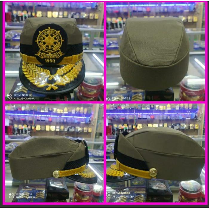 TOPI PET PDU POL PPP PUTRI GOLONGAN 4C 4D 4E/TOPI PDU POL PP CEWEK GOLONGAN 4/ TOPI PET POL PP/ POL 
