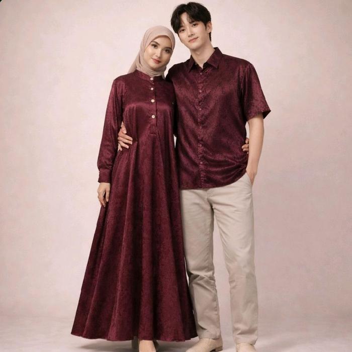 By Dolla - (Ibu & Bapak) Mawadah Series Sarimbit Keluarga  - Sarimbit Keluarga Ibu dan Ayah Lebaran 