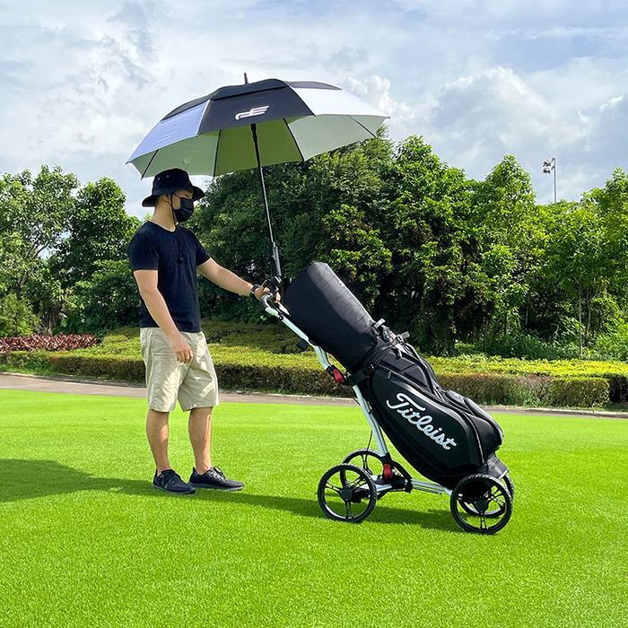 Aksesori Golf PLAYEAGLE Tas Troli Golf 4 Roda Dapat Dilipat
