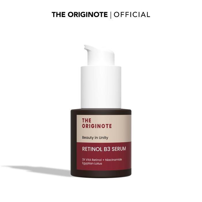The Originote Retinol B3 Serum 20ml - Serum Anti Aging Menyamarkan Garis Halus Meratakan Warna Kulit