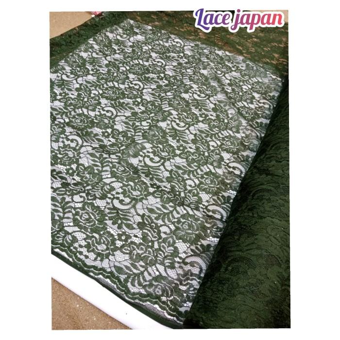 V✔2B BROKAT METERAN BAHAN KEBAYA KAIN BROKAT TILE KAIN TILE MOTIF_ROSE GOLD X➸9T