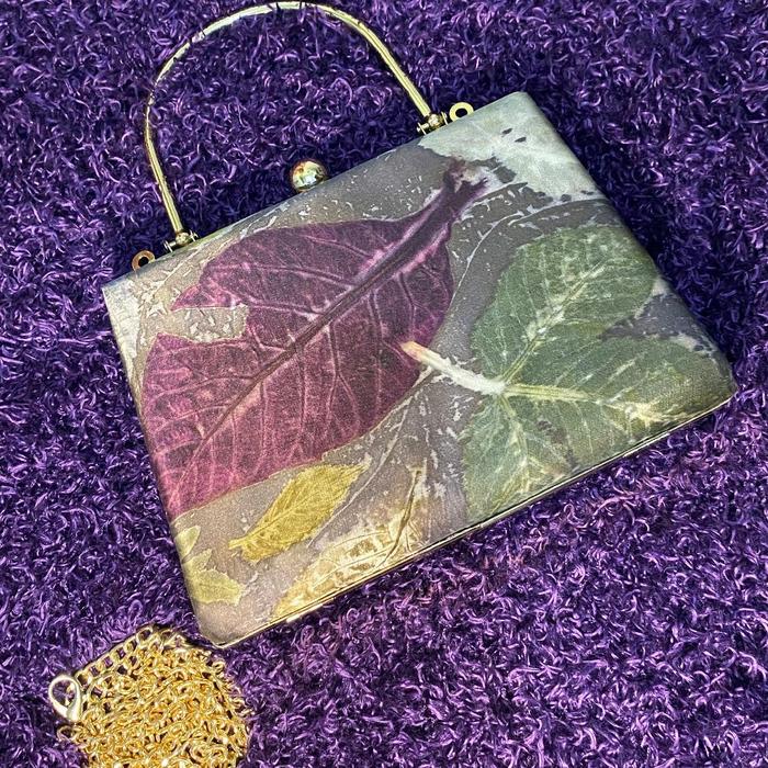 Tas Ecoprint Kain Sutra Seri Tiara