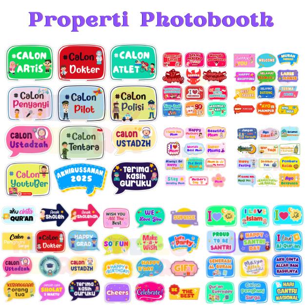 Properti Photobooth | Props Photobooth | Prop Photobooth | Properti Foto Dekorasi
