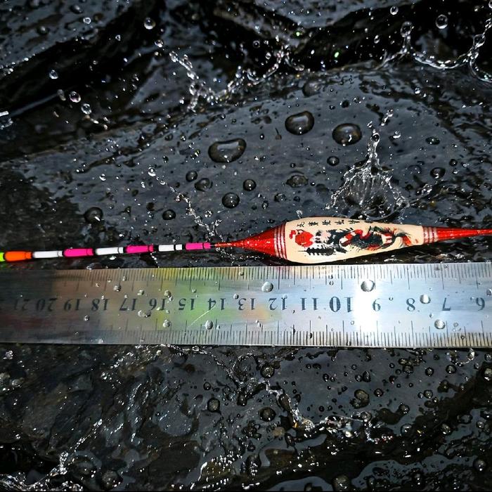 pelampung anti badai uk25cm bahan kayu balsa harga per 1biji