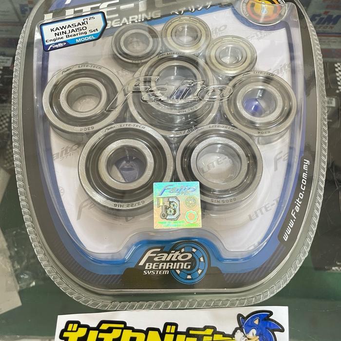 BEARING MESIN SET FAITO LITETECH NINJA 150 RR / NINJA 150 R