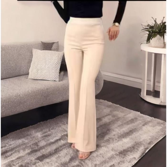 NEW Celana Cutbray Wanita Scuba Jumbo Celana Cutbray Highwaist Wanita Scuba