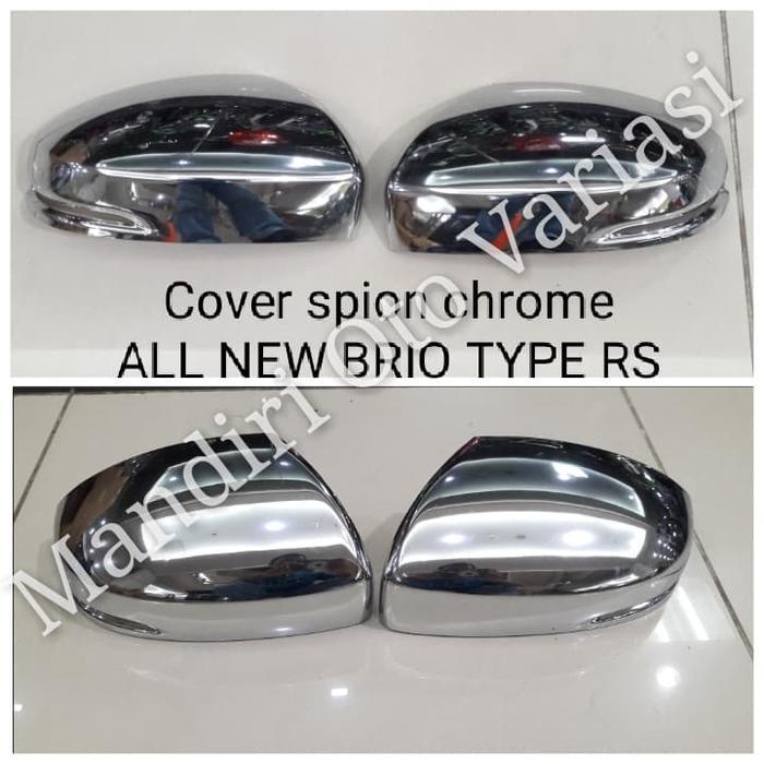 ALL NEW BRIO TYPE RS GARNISH LIS COVER SPION MIRROR COVER CHROME A1