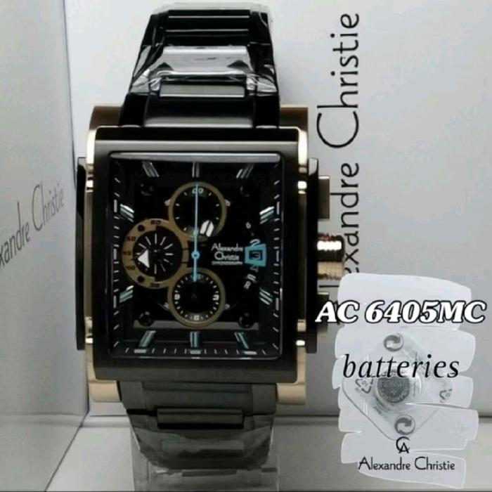 6405MC battrai jam tangan Alexandre Christie battrai pengganti battrai jam original
