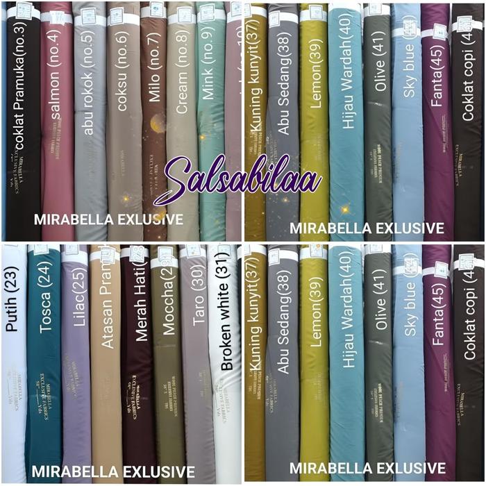 Kain Bahan Mirabella Exclusive,Wolfis, Wolvis, Woolpeach, Kain Wolfis Meteran Terbaru !!!!!!!!!!