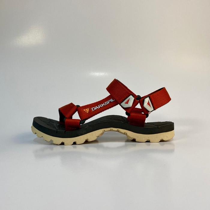 Sandal gunung Darkspil-sandal jepit merah bata cream pria wanita 36-43. Outdoor flexible ringan kare