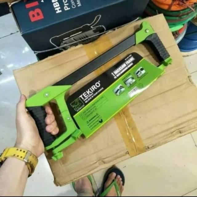 Tekiro Gergaji Besi Satu Set 12 Inch/ Gagang Gergaji Besi + Mata Gergaji 12"