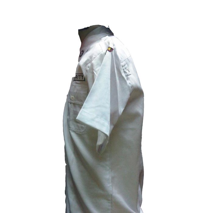 Baju Pdh Security - Baju Pdh Satpam - Pdh Putih - Baju Pdh Putih Drill