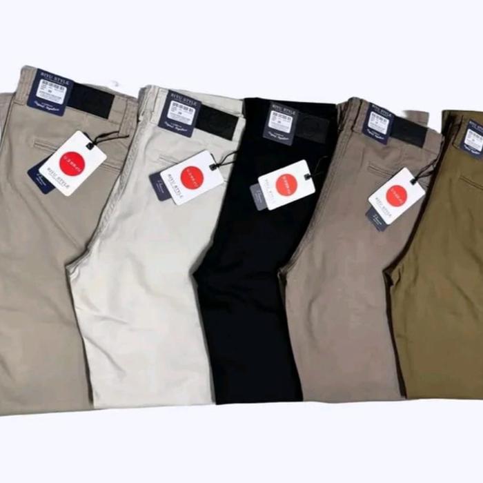 RIYU STYLE/CELANA CHINOS PANJANG PRIA SLIMFIT//CELANA CHINOS PANJANG PRIA PREMI