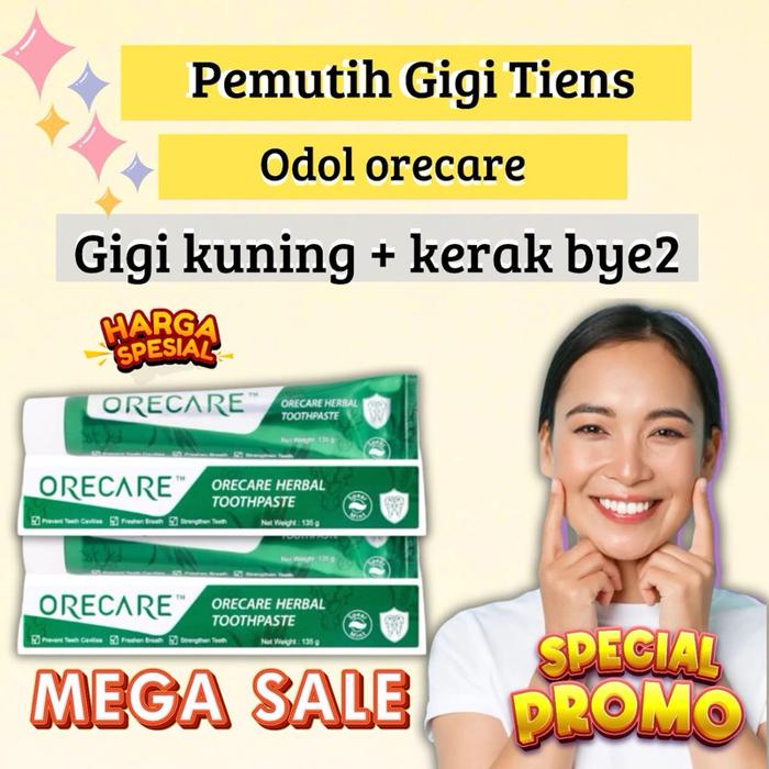 (VIRAL AMPUH) [ TERLARIS ] Pasta Gigi Odol Tiens Menghilangkan Kerak Dan Memutihkan Gigi Odol Tiens
