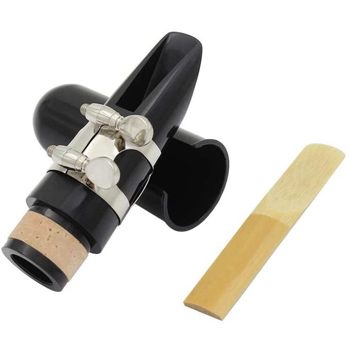 Mouthpiece Kit, Includes Ligature+Clarinet Reed 2.5+Black Clarinet