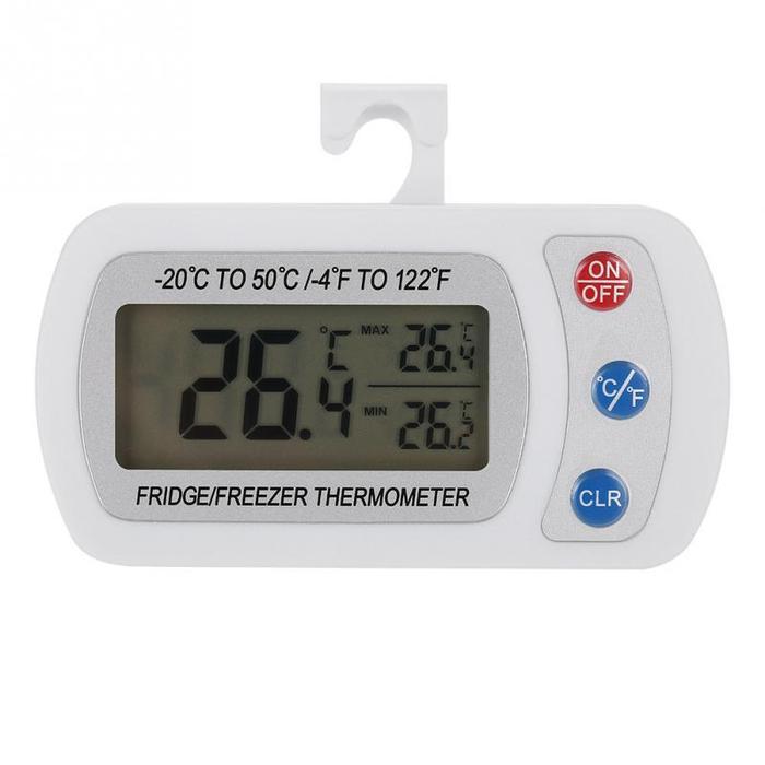 Digital Termometer Dapur LCD Besar Kulkas Kulkas Pembeku Digital
