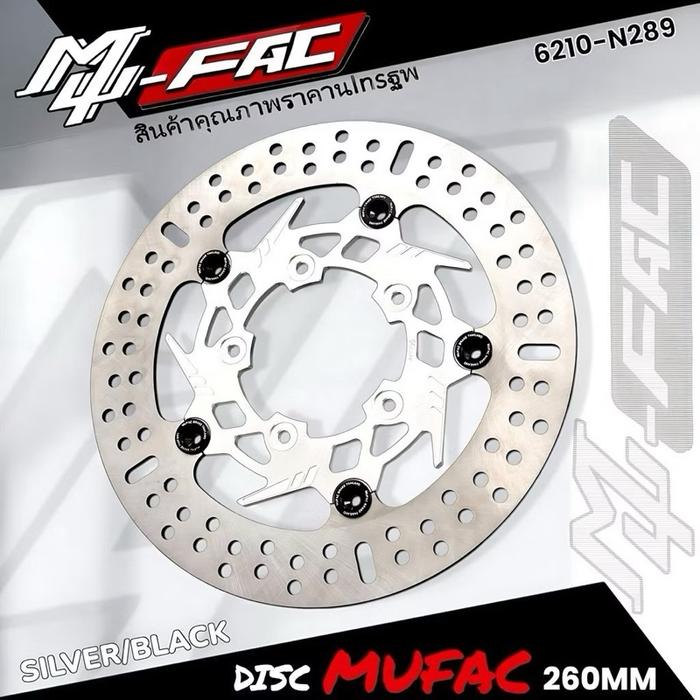MUFAC Cakram Depan Vario N289 Lubang 5 Floating Disc Ukuran 260mm