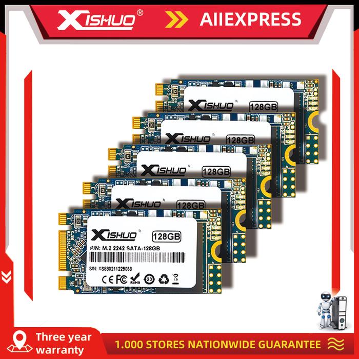 XISHUO M2 2242 64GB 128GB SSD 256GB M.2 2242 NGFF SATA 512GB Solid