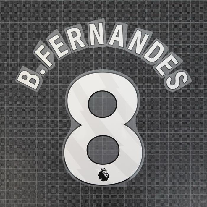 Nameset EPL White Manchester United B.Fernandes #8
