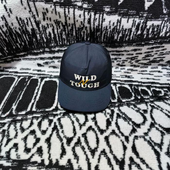 Topi six panel covernat logo navy