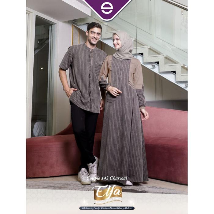 COUPLE 143 CHARCOAL ETHICA ORIGINAL KOKO DEWASA KAHFI 215 CHARCOAL GAMIS DEWASA RAINAMI 12 CHARCOAL