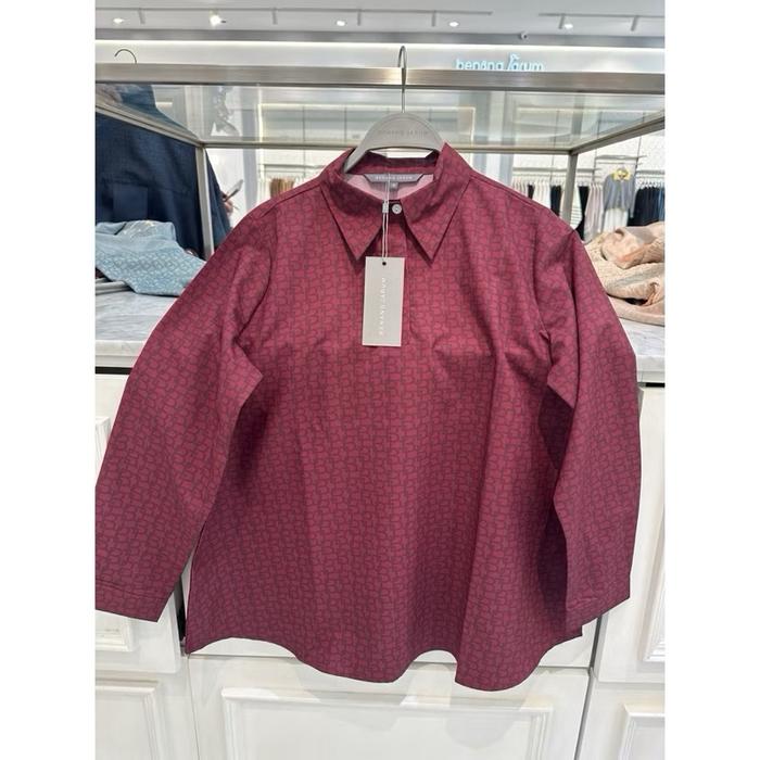 Monogram Polo Shirt Benang Jarum