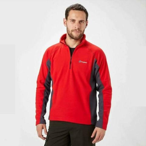 Berghaus Jaket Polar Tebal Pria dan Wanita 1/2 Zip