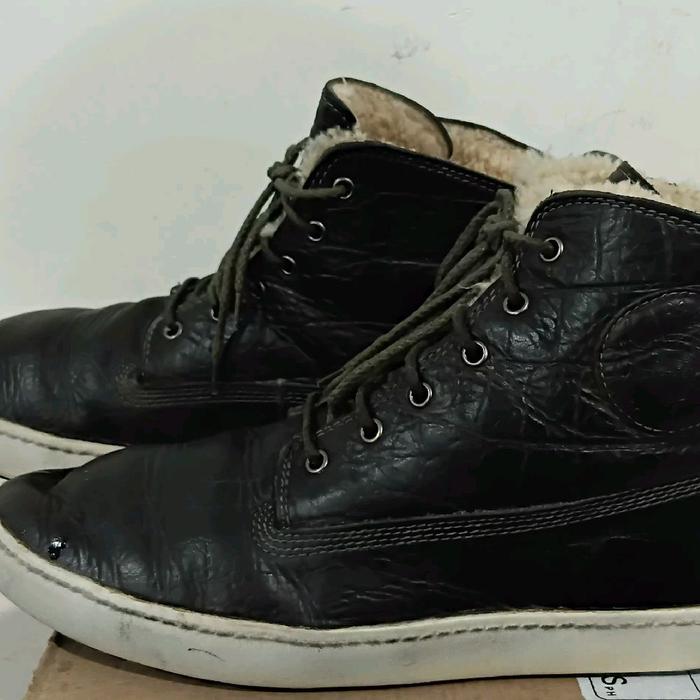 BLACKSTONE sepatu Boots kulit Size 43