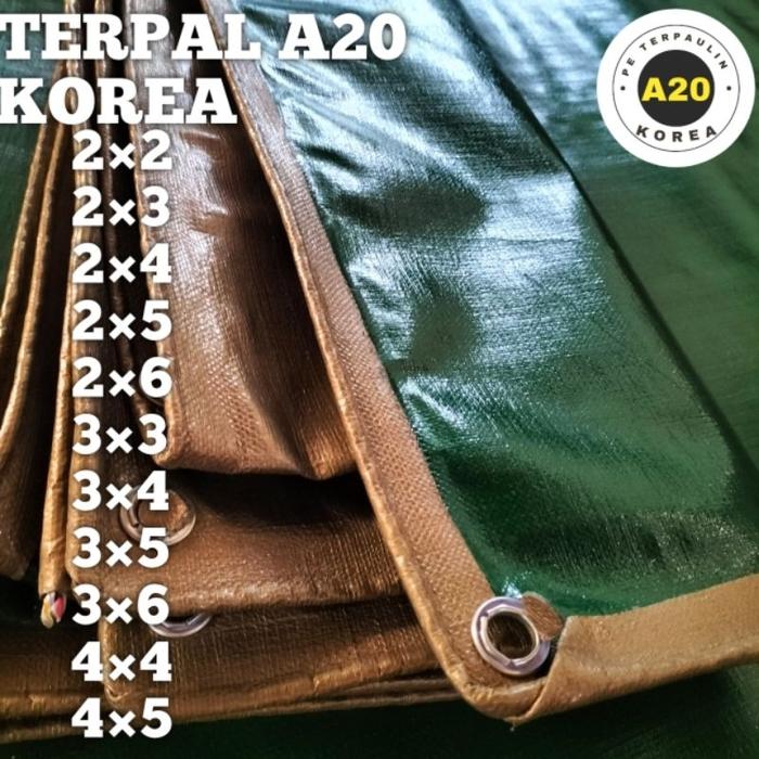 terpal tenda type A20 korea custom ukuran