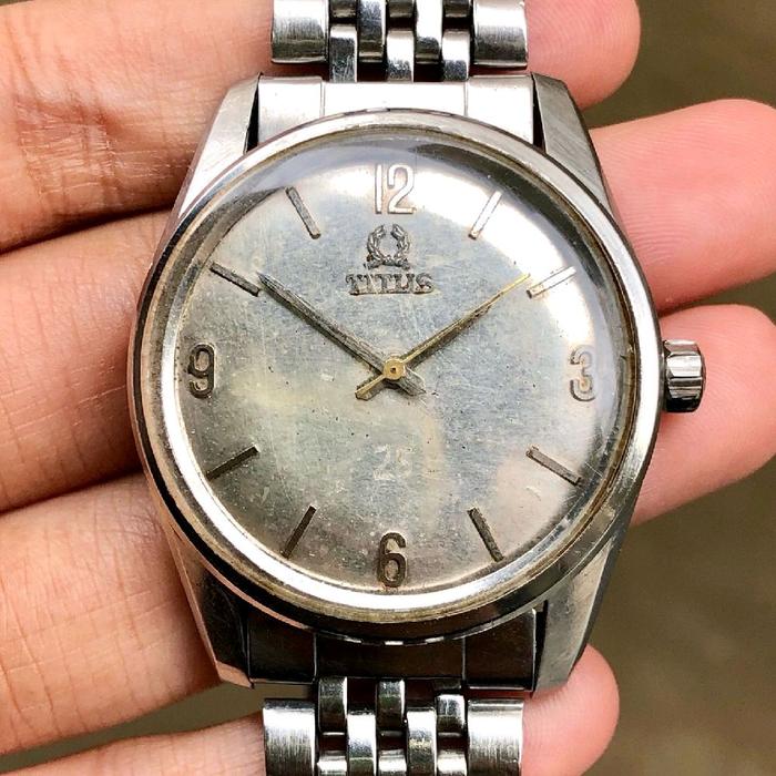 Vintage Titus Geneve 6036A Incabloc Swiss