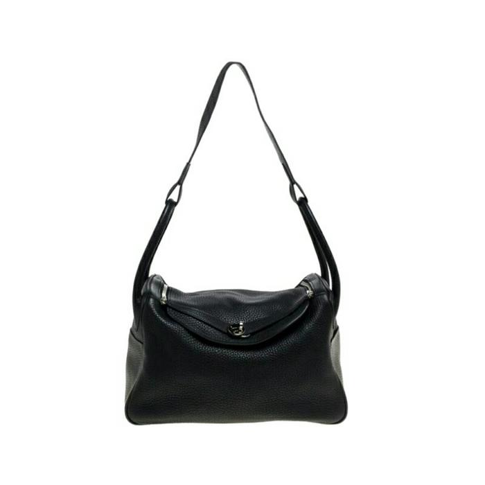 Tas Selempang Bahu HRMS Lindy Mini 20 Cm Warna Hitam Premium Kulit Wanita