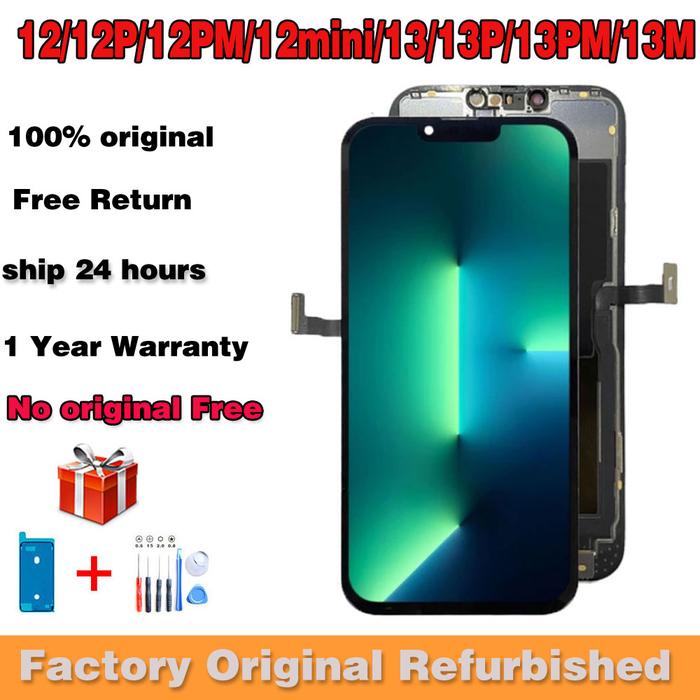 Original Lcd Refubished for IPhone 13 12 Pro Max pantalla Replacement