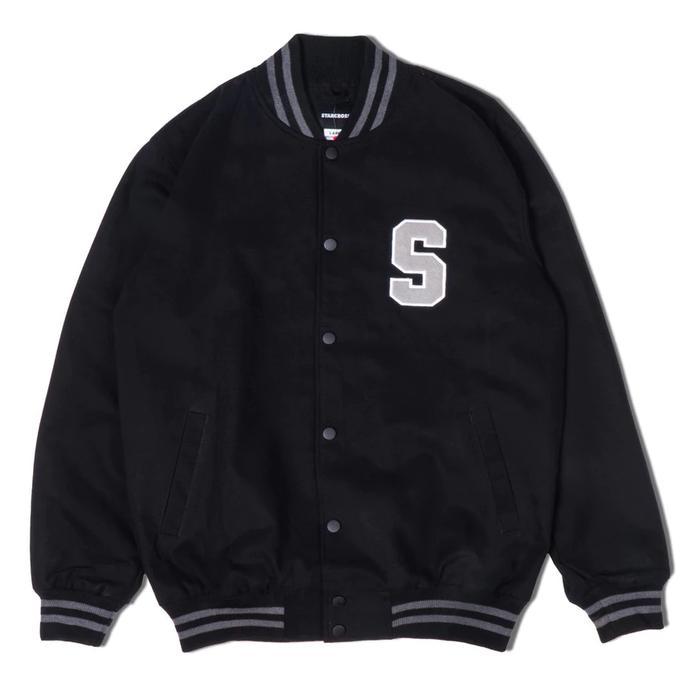 STARCROSS Jaket Varsity - Black - JS 1010