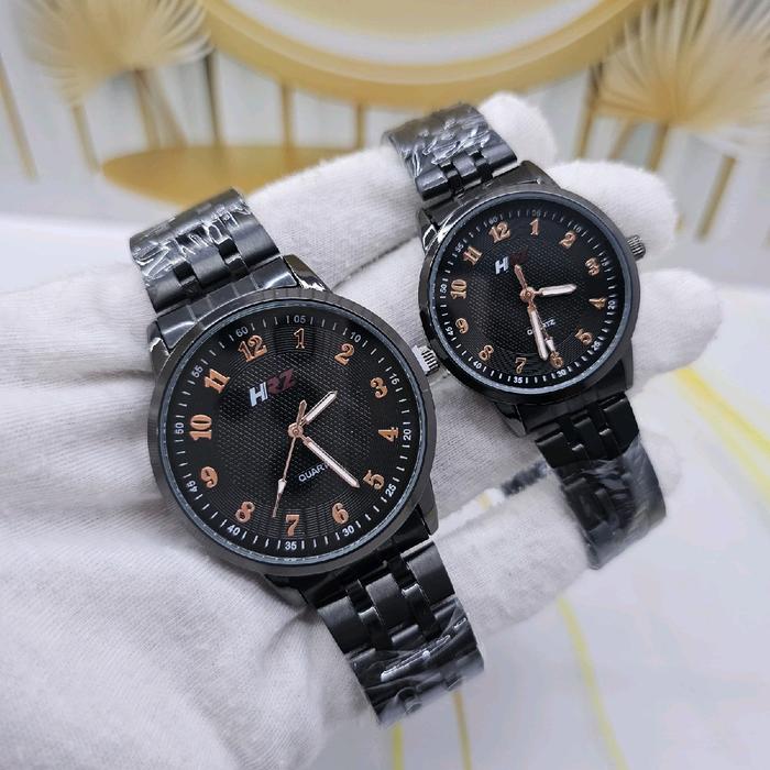 HRZ rantai original, jam tangan pria waterproof, pria dan wanita