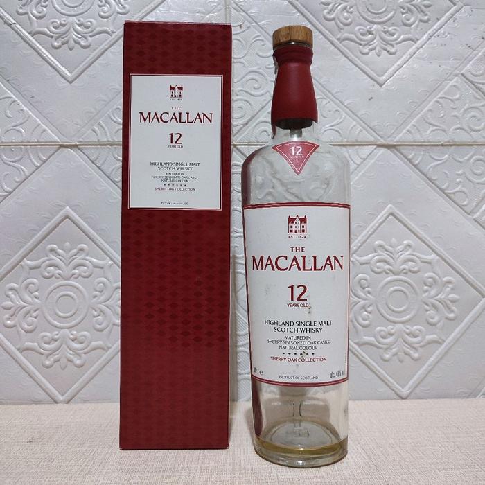 BOTOL BEKAS MACALLAN 12, 700ML ,+ DUS
