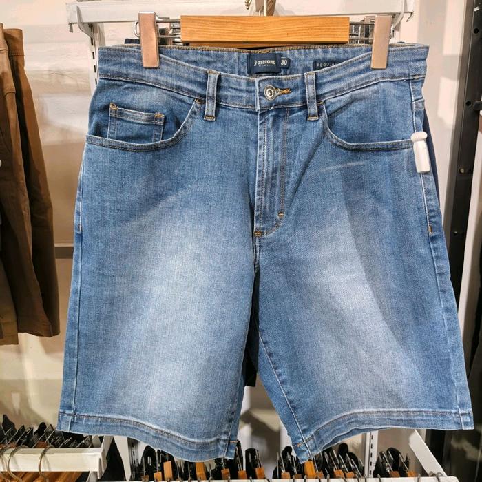 3Second Celana Jeans Pendek Pria Regular Fit 010425 Original