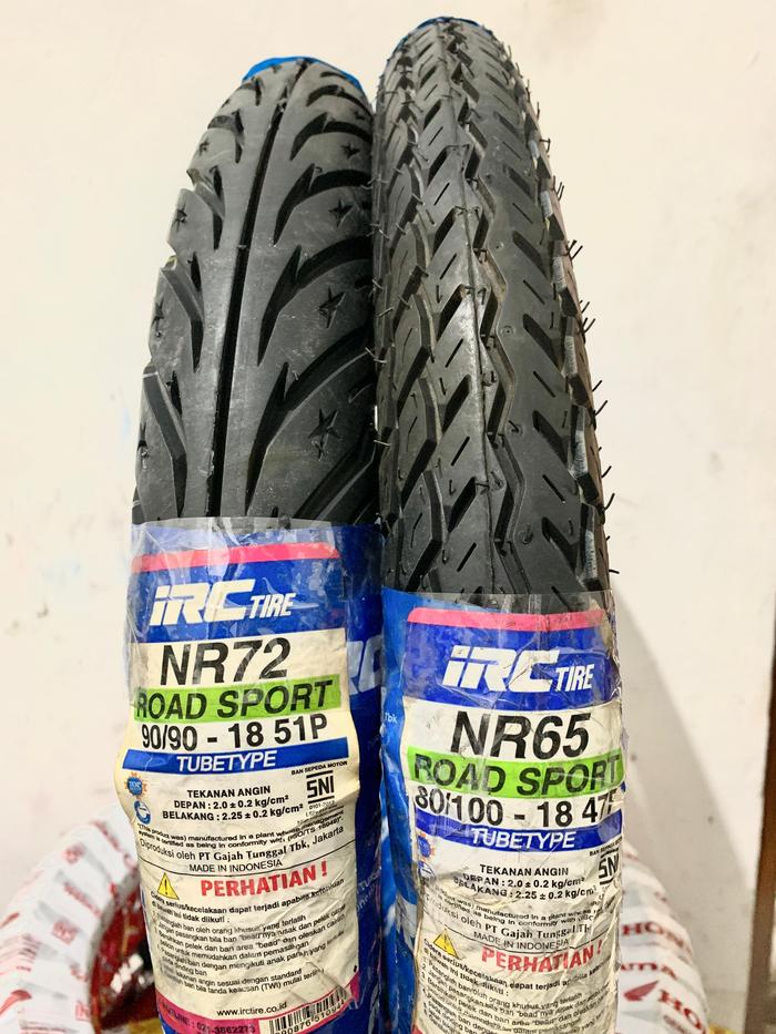 CUCI GUDANG BAN IRC 80/100-18 NR65 DAN 90/90-18 NR72 ban rx king ban thunder ban mega pro ban scorpi