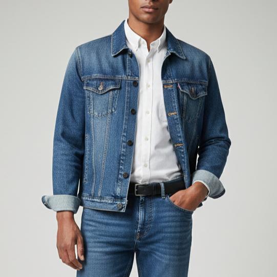 JB Boss Jaket Denim Pria Work Jacket