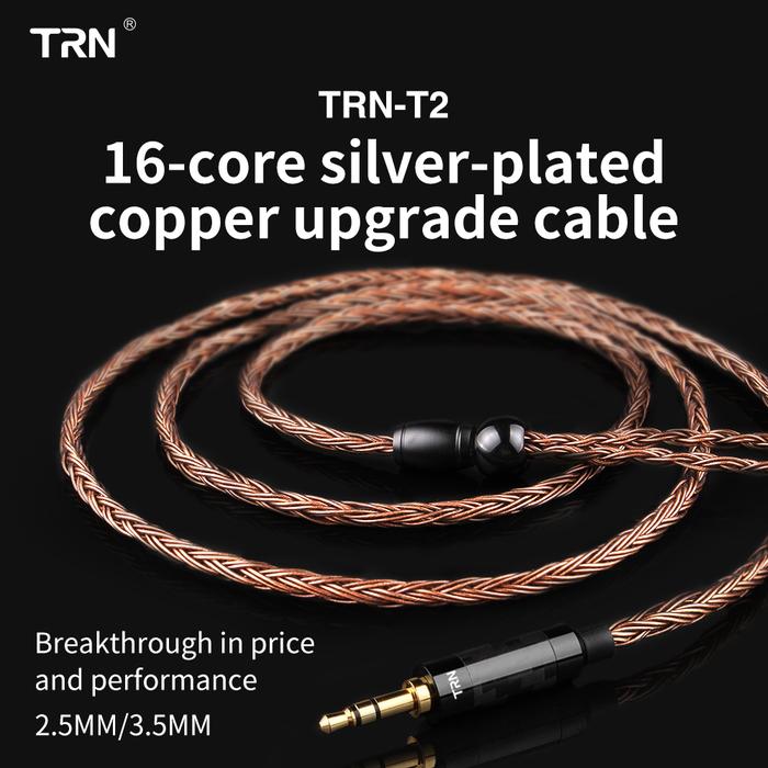 TRN Silver Plated 2.5/3.5/4.4mm Balanced Cable To 0.75 0.78 2pin/mmcx